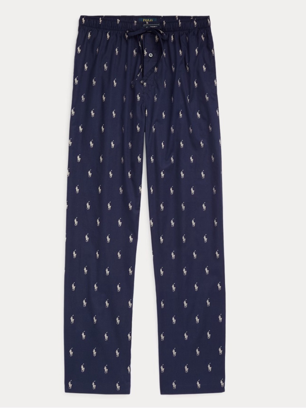 Polo Ralph Lauren Men's All-Over Pony Pajama Pants Navy Blue Size M Sleepwear